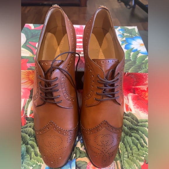 NIB Full set Gucci men’s waxed calf brogues - Picture 13 of 16
